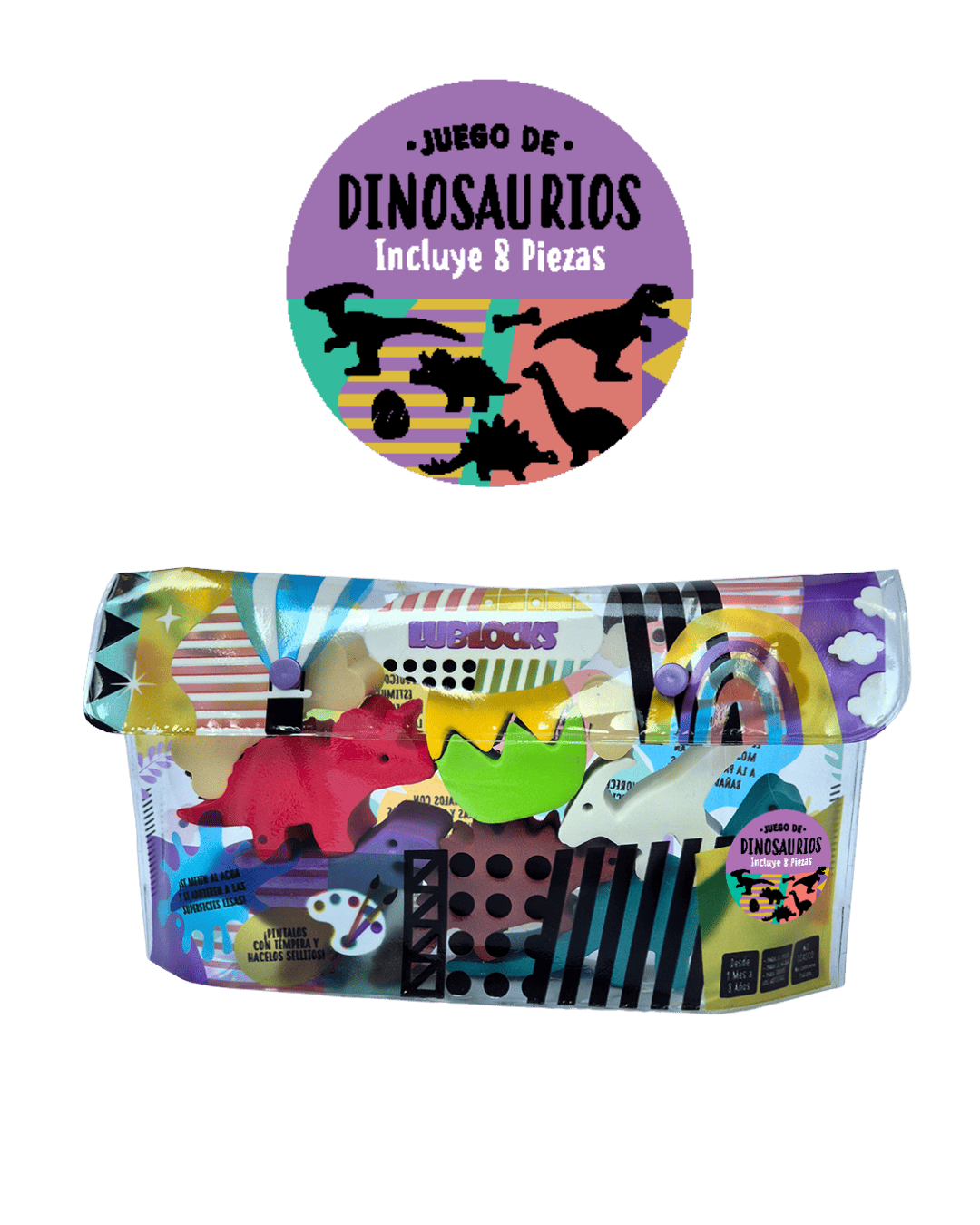 Estuche: Juego de Dinosaurios